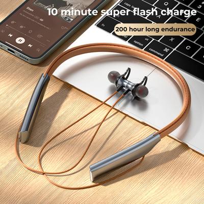 Stylish Magnetic Headphone Flexible Faux Cowhide Wear-resistant