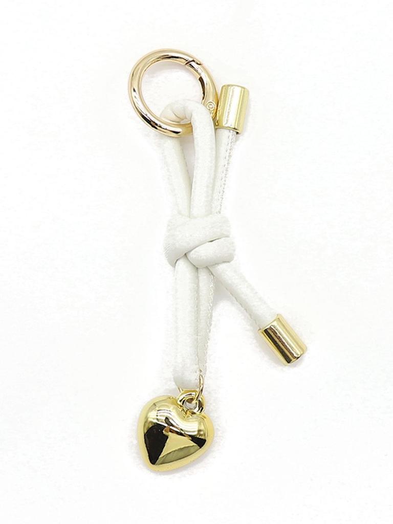 INS-Stil Gewebtes Lederseil Schlüsselanhänger & Schleifen-Taschenanhänger Lanyard