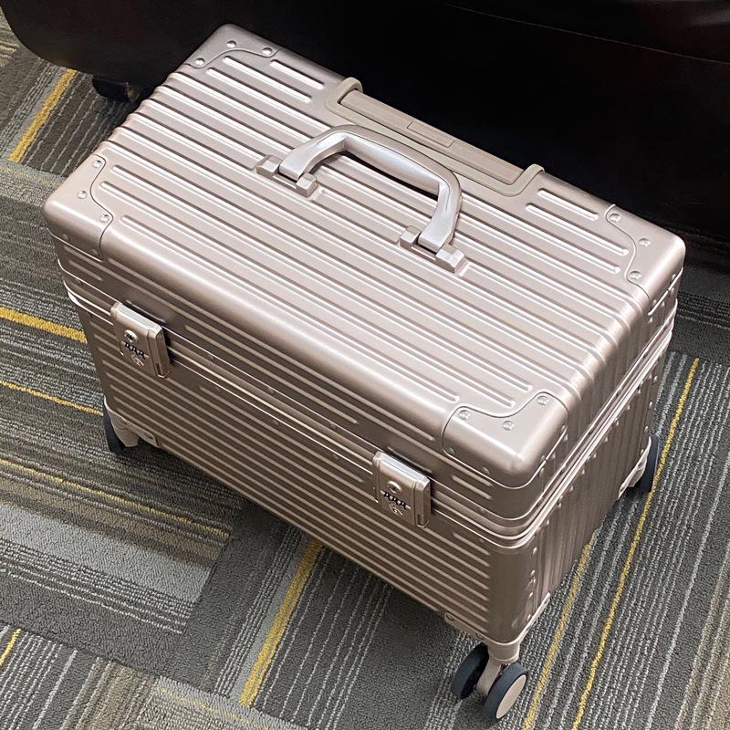 Aluminum-Magnesium Alloy Multi-Functional Carry-on Trolley Suitcase for Photography