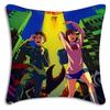 Comic cartoon D-Dandadans Pillow Covers Cartoon Sofa Decorative Home Double-sided Printing Short Plush Cute Cushion Cover