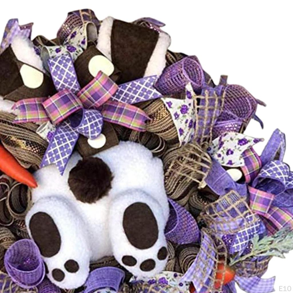 Fensteraufkleber, Osterhase Kranz Wandaufkleber Dekorative Aufkleber für Kinder