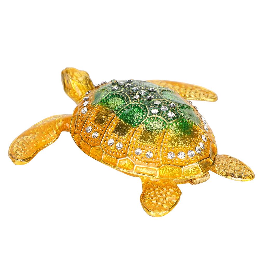 Meeresschildkröte Klappbox Sammlerfigur Modell Dekoration Schmuck Ringe Ohrringe Box
