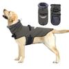 Warm Cozy Fleece-lined Dog Jacket with Explosion-proof Push Handle Reflective Safety Outdoor Walking Dog Coat Large Dogs Clothes