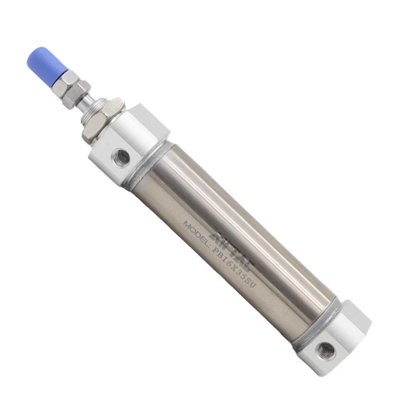 AirTAC Mini Pen-Type Pneumatic Cylinder PB16/10/12/16*10X15X20X50X75SUX100