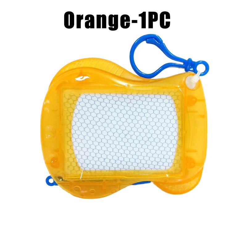 Kids Magnetic Doodle Board Keychain Portable LCD Writing Tablet Mini Drawing Pad Travel Toy Educational Erasable Gift