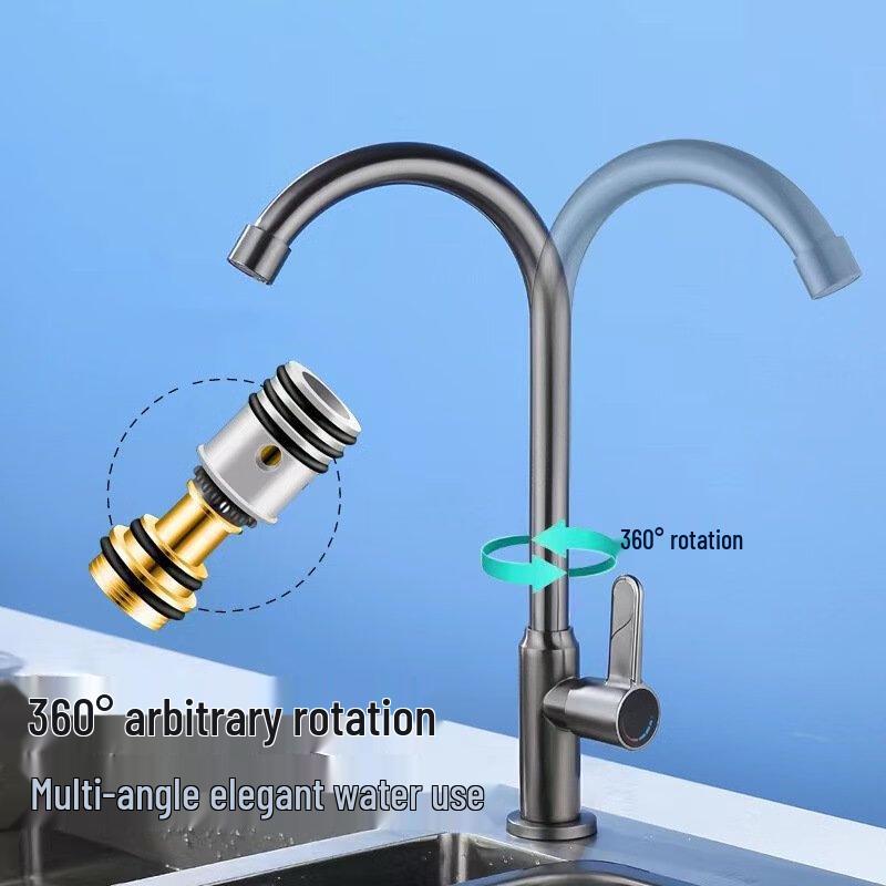 

TLXT Single Cold Kitchen Sink Faucet