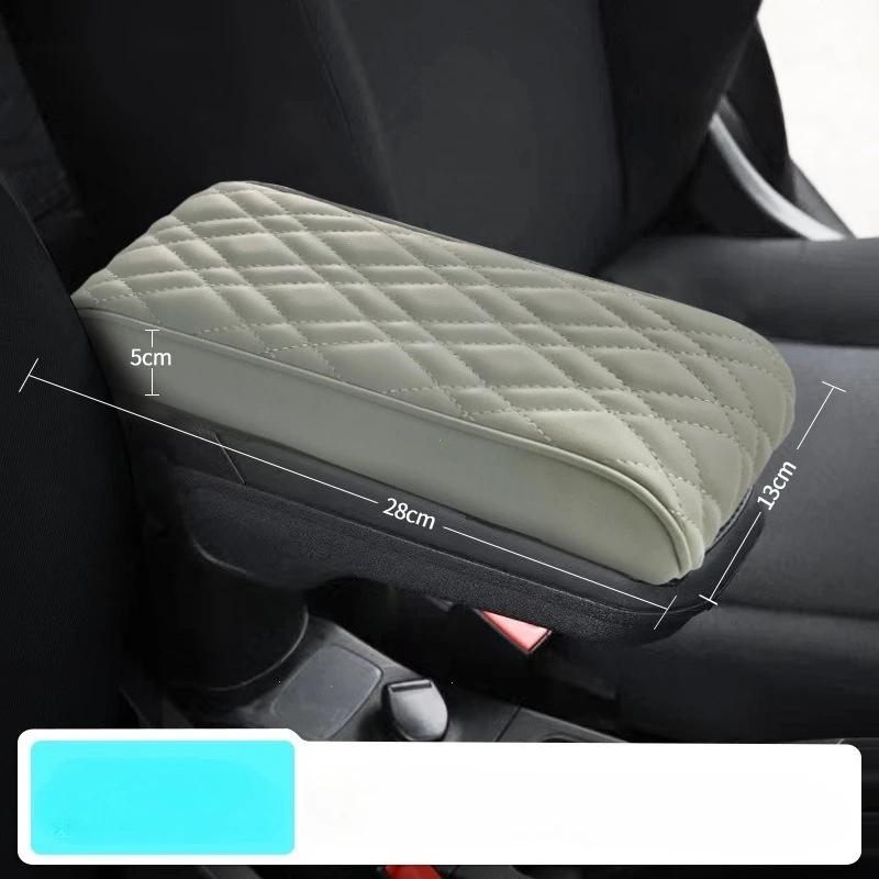 PU Leather Car Armrest Mat Center Console Arm Rest Protection Cushion For MINI Cooper F55 F56 F57 Auto Armrests Storage Box Pad
