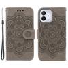 For Honor 400 Lite Case PU Leather Mandala Imprinted Design Wallet Phone Cover