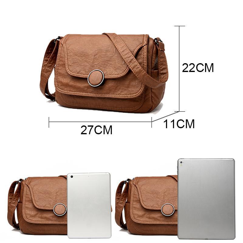 Multiple Pockets Women's Bags Handbag for Women Sac High Quality Soft Leather Bag Luxury Designer Crossbody Shoulder Bags