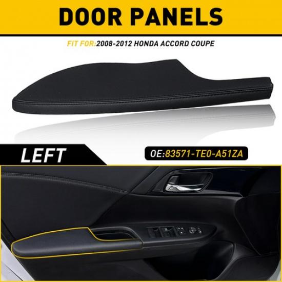 

Підходить для Honda Coupe 2008-2012 Ліва Сторона Двері Accord Чорна Панель Підлокітник ( ) Шкіра