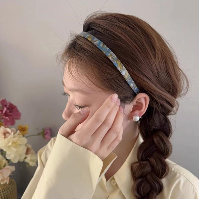 Anti Slip Hair Grip Textured Edge Comfortable Headbands For Daily Use Sports Hair Accessories Multiple Colors