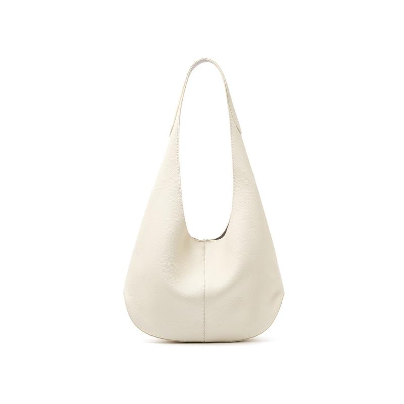 Shoulder bag women's armpit red versatile fashion first layer cowhide commuting sense large capacity women's tote bag