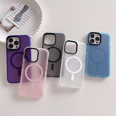 Suitable for Apple 15promax Phone Case, Matte Magnetic 13 Anti-drop, IPhone14 Full Package, Simple and High-end for Both Men and Women