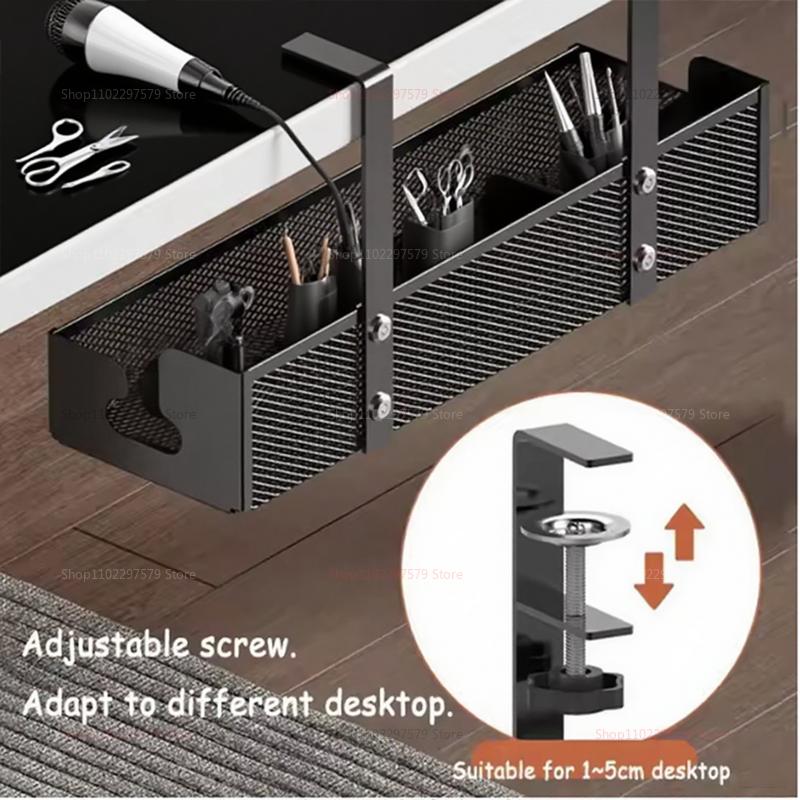 2025 Punch Free Cable Management Kit for Desk Household Office Socket Plug Router Wire Organizer Simple Data Cable Fixer Winder