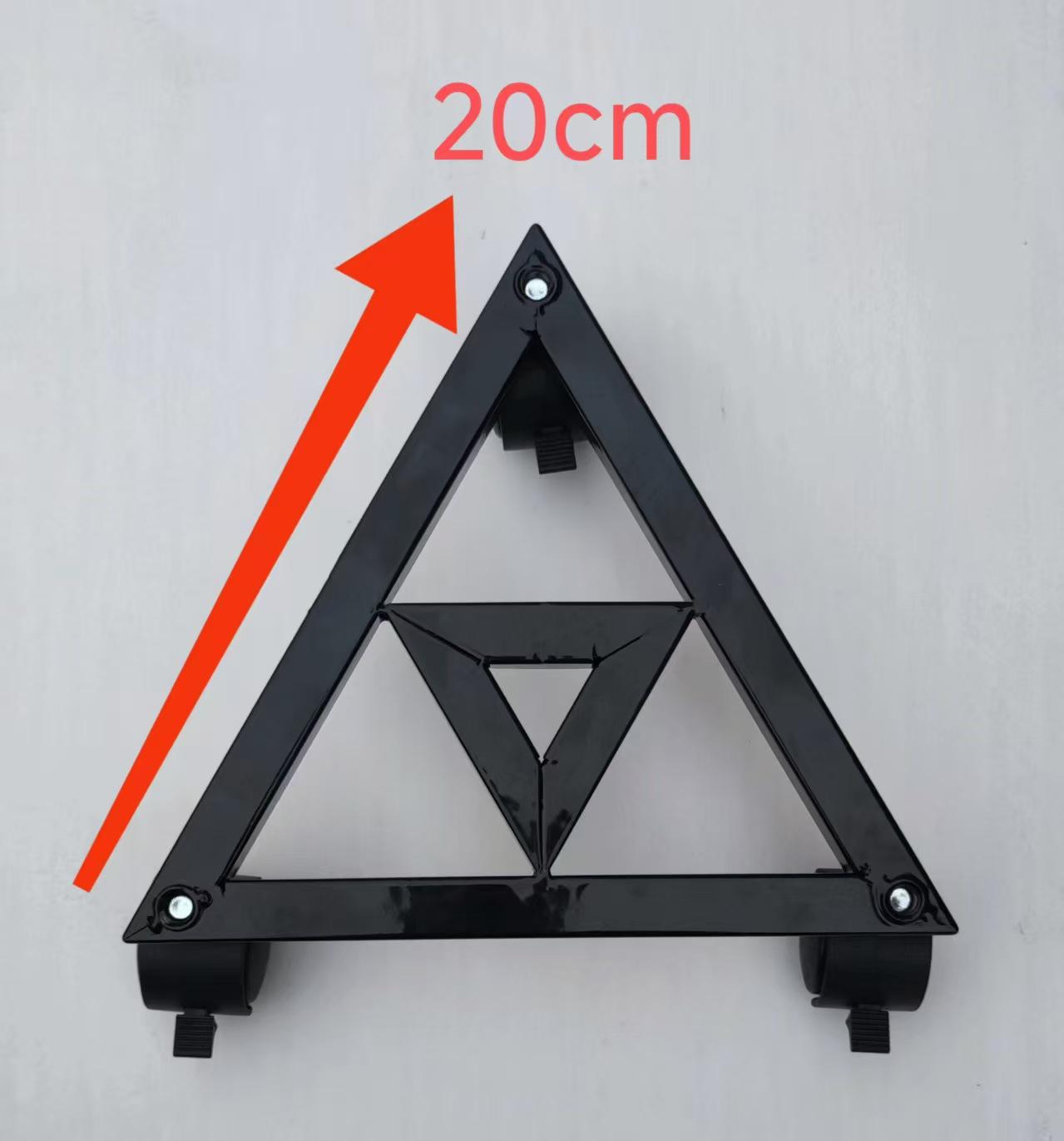 

Universal Wrought Iron Movable Tray Base for Potted Plants - Turtle Car Roller Stand 20cm чёрный