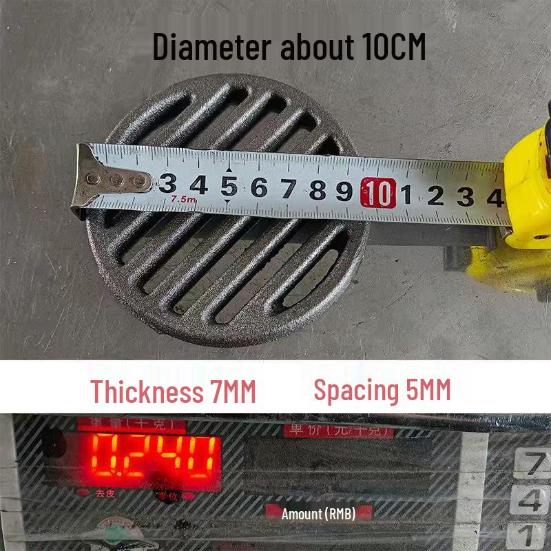 Thickened Cast Iron Furnace Grate for High Temperature Wood/Charcoal Burning Stoves