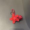Handcraft Star Shape Keychain Accessory Hanging Pendant Stylish Faux Leather Designing Keyring for Bags and Keys