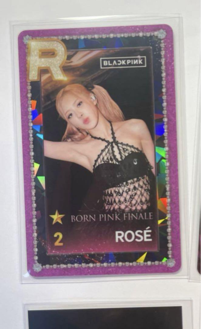 

[USED] Blackpink Seoul Concert SUPER STAR Rosé Trading Card