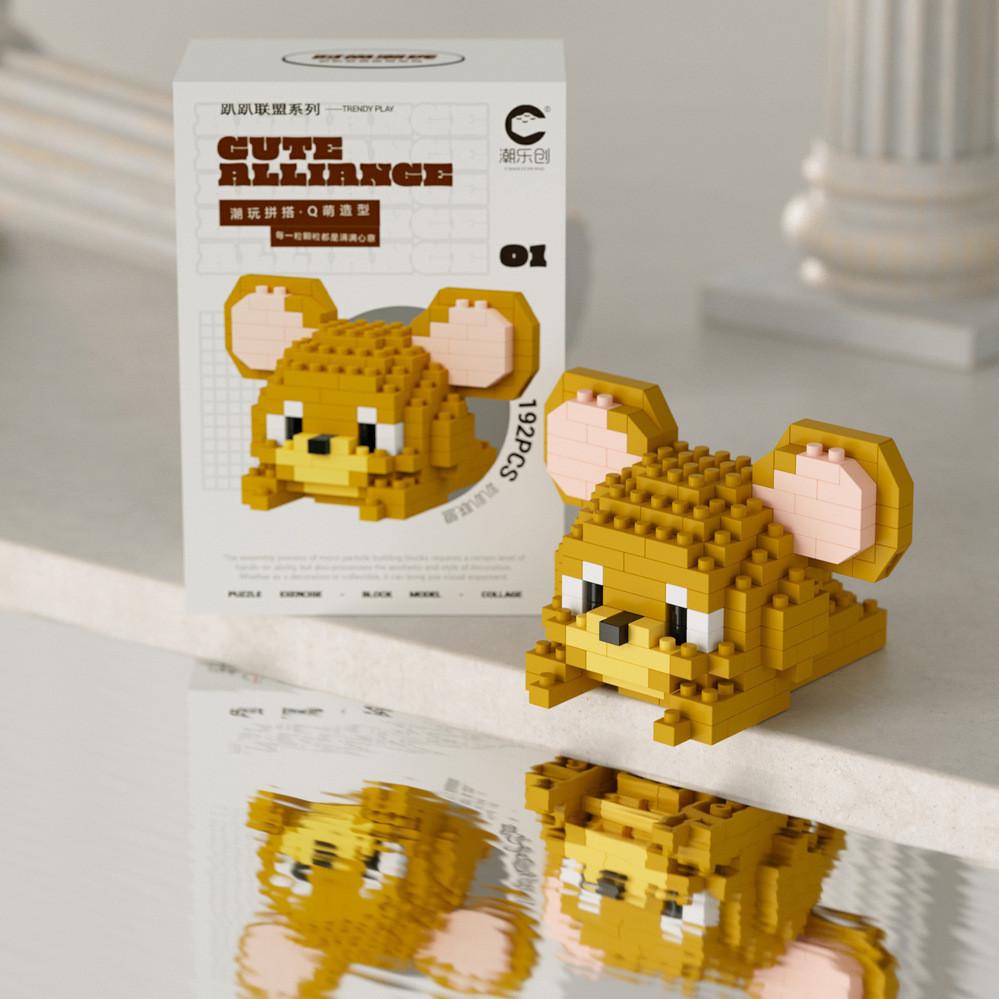 King Monkey The Santa Claus Cartoon Figures Micro Blocks Toy For Creative Play