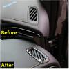 Carbon Fiber Dashboard AC Air Conditioning Outlet Vents Frame Cover Trim For GAC Trumpchi Empow  - 2025 Interior Accessories