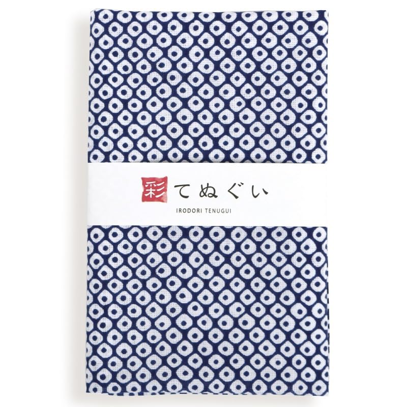 KOMESICHI Irodori Small Pattern Tenugui Otome Pattern No Fray Prevention Set of 33 x Product (Tenugui), 2, Treatment, 5, 90cm, Code TE-X5-06022-IR