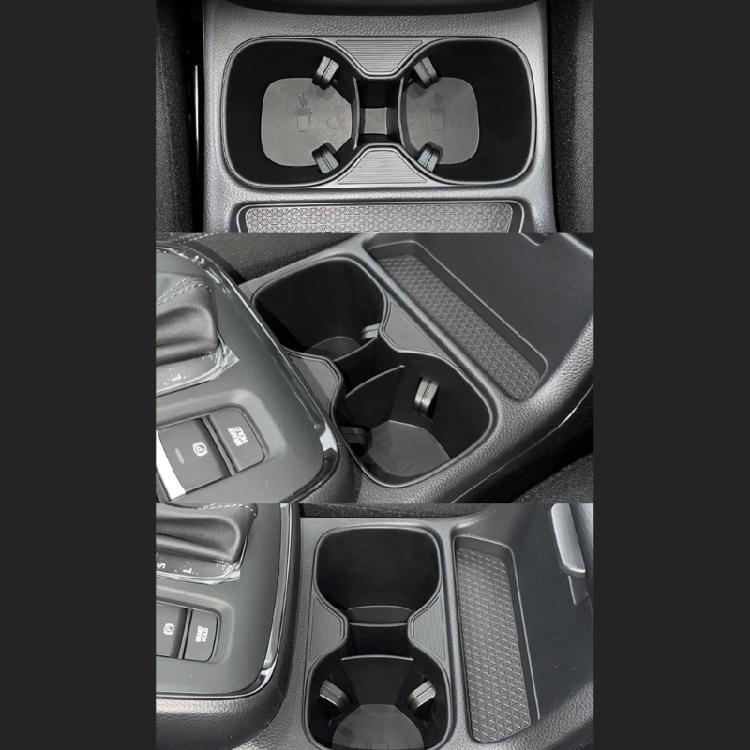 Precisions Molded Cup Holder Insert Designed For 2023-2026 Center Console Cup Holder Insert Space Saving Tray