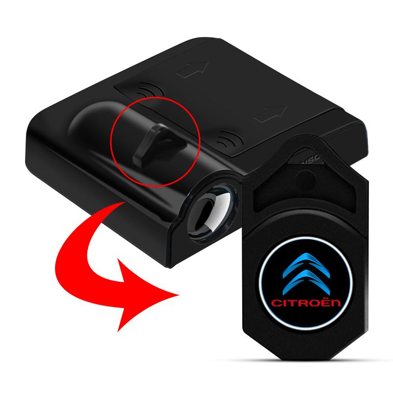 2 buc Lampă Proiector LED Ușă Mașină Laser Bun Venit Lumini de Curtoazie Pentru Citroen C1 C2 C3 C4 C5 C6 C8 C4L DS3 DS4 DS5 LS DS6 Grand Picasso