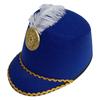 Dress Up Marching Band Hat Sun Protection Drum Major Hat Uniform Hat  Cosplay Carnival