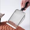Stainless Steel Reptile Sand Shovel Fine Mesh Design Comfortable Grip Turtle Tank Litter Scooper Non-slip Handle