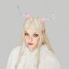 Y2k 90s Aesthetic Christmas Antler Hairpin for Woman Cute Ponytail Hair Clip