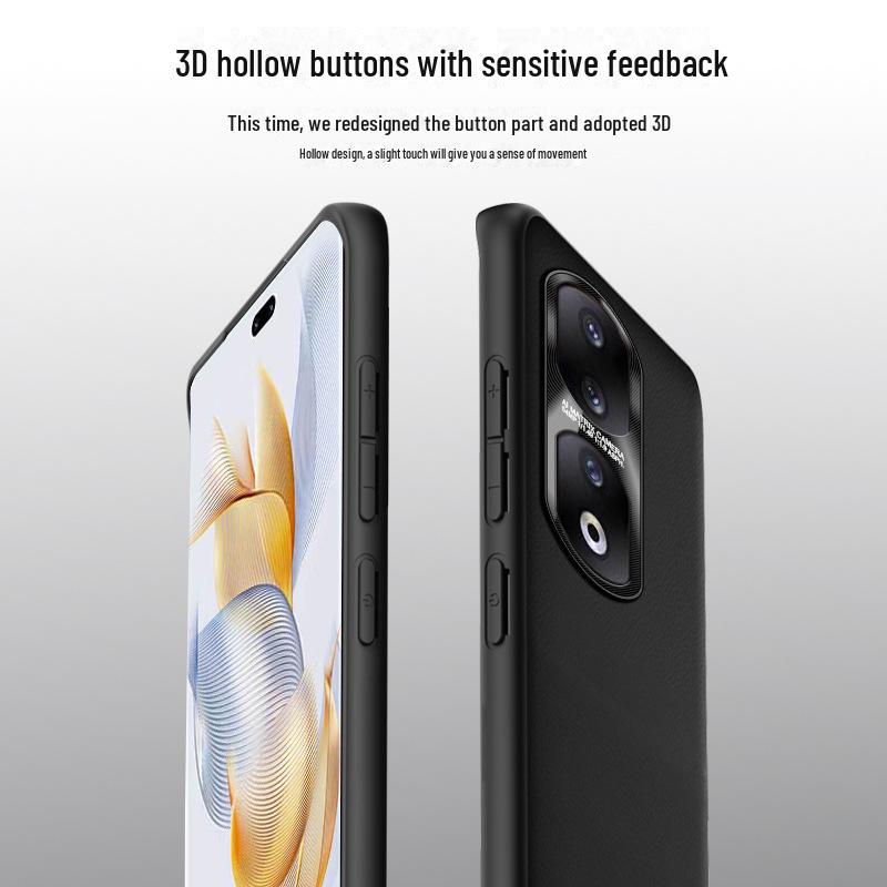 Protective Liquid Leather Case for Honor 90pro - Anti-fall and Anti-fouling, One-piece Design.