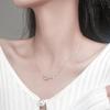 Niche High-End 925 Sterling Silver Irregular Rose Gold Clavicle Necklace for Women - Light Luxury 2020 Style
