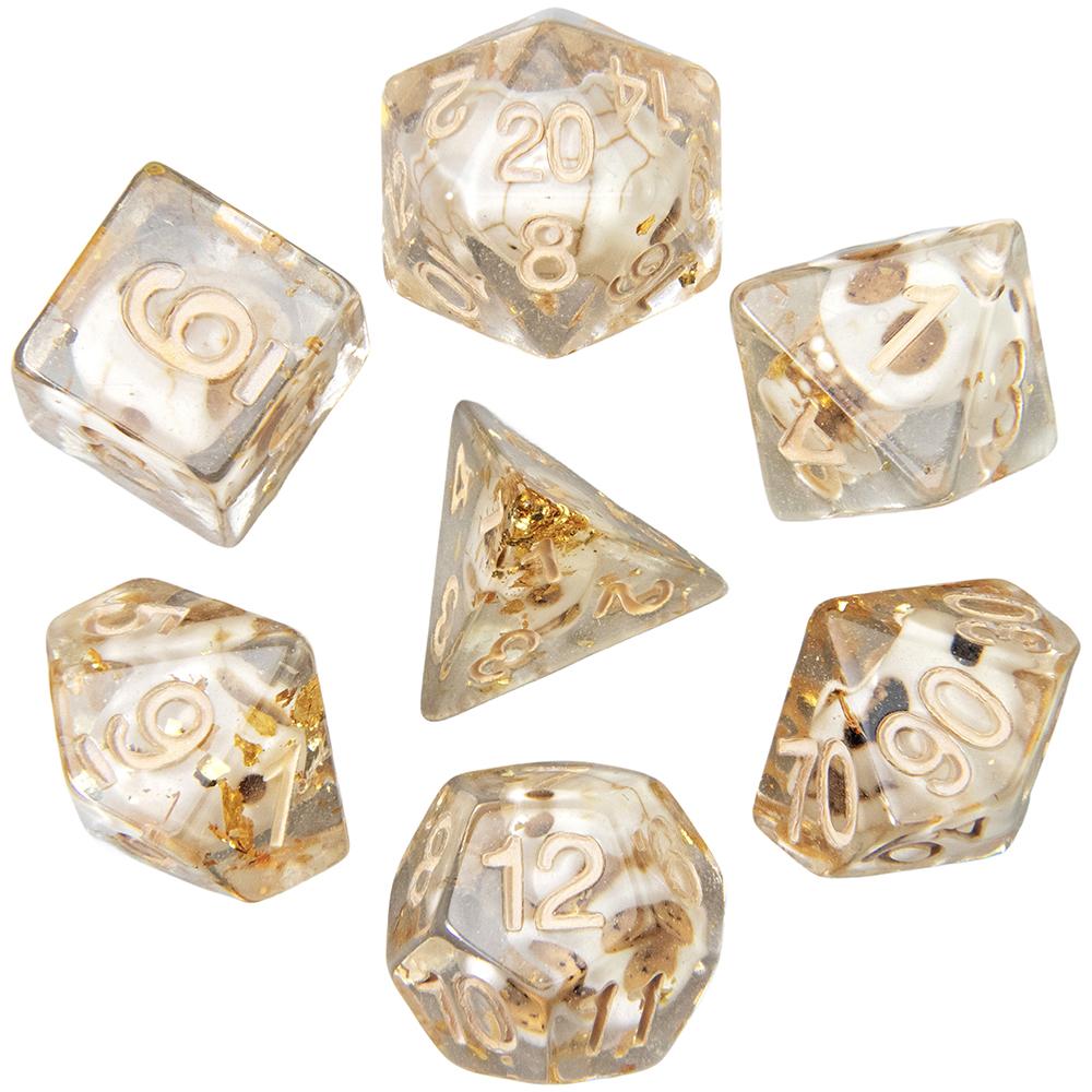 DND Dice Polyhedral Dice Set 7pcs Game Dice Creative Dice for DND Board Game Entertainment Accessories
