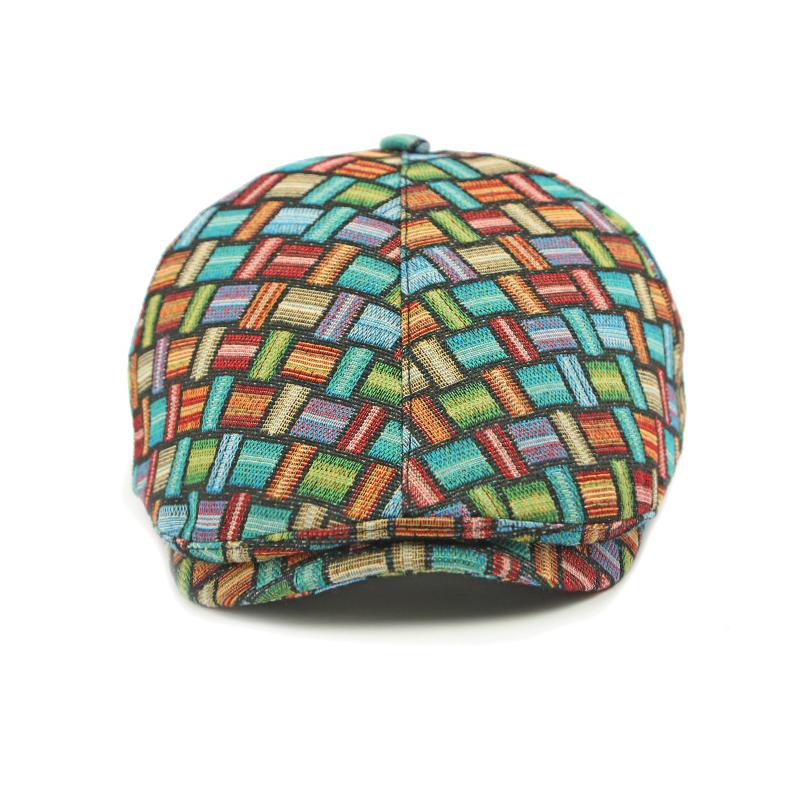 Women's Six-Piece Beret British Vintage Newsboy Cap Paintsman's Hat Men's Progressive Hat