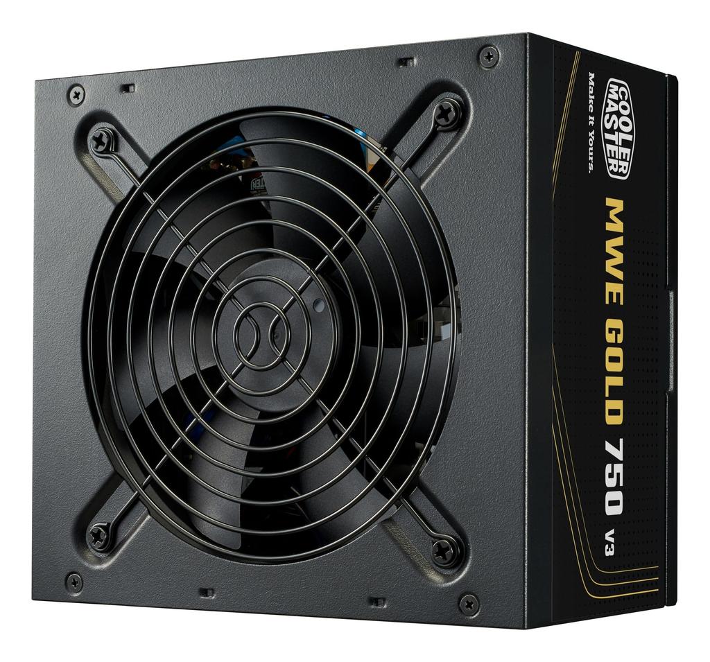 Cooler Master MWE Gold 750 V3 ATX PC Power Supply Unit 750W PS1563 3.1 Non-Modular MPE-7506-ACAG-BJP