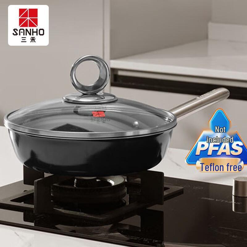 Sanhe Titanium Alloy Non-stick Wok