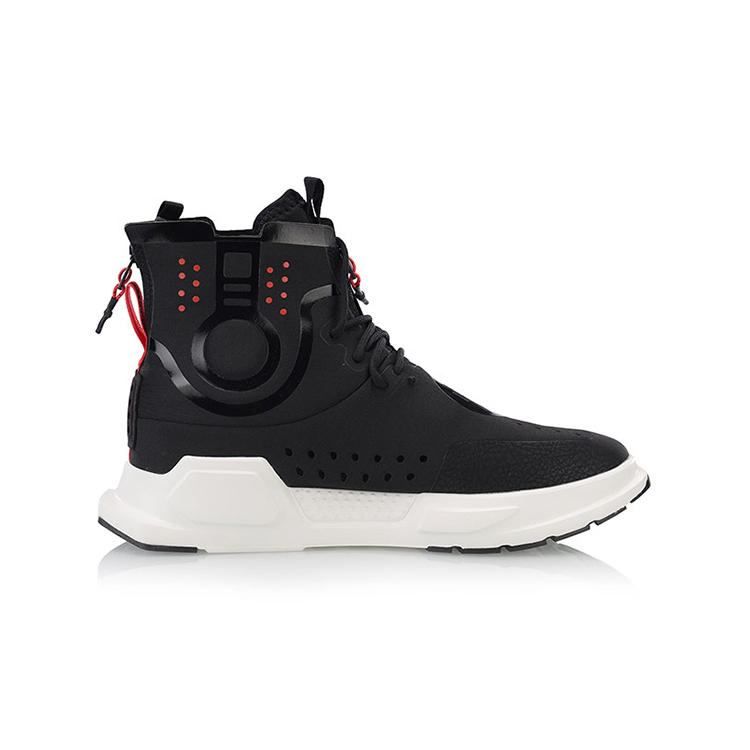 LINING NYFW Reburn Unisex Hohe Basketball Freizeitschuhe | Schwarz AGBN054-3