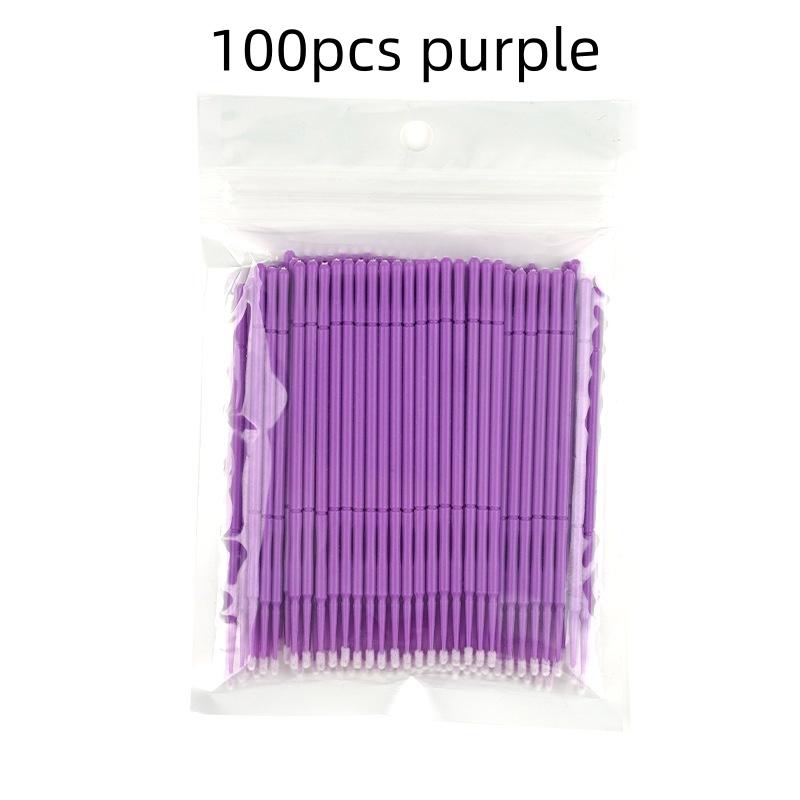 Cotton Swab Makeup False Eyelashes Individual Lashes Mascara Applicators Brush Lash Extension Clean Remover Tools