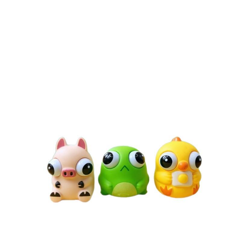 Internet-Famous Hit Animal Squishy Toys Cartoon Cute Pet Stress-Relief Gadgets -Style Children's Squishable Dolls  Small Toys