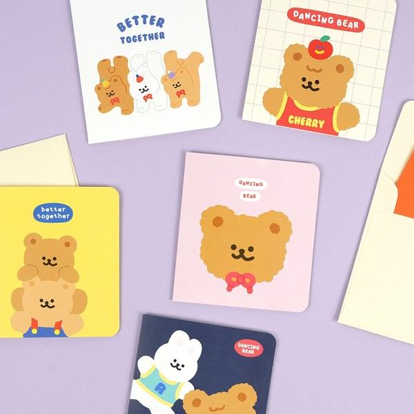 Pinkfoot 10000 Dancing Bear Card Set, Navy, 1 Set