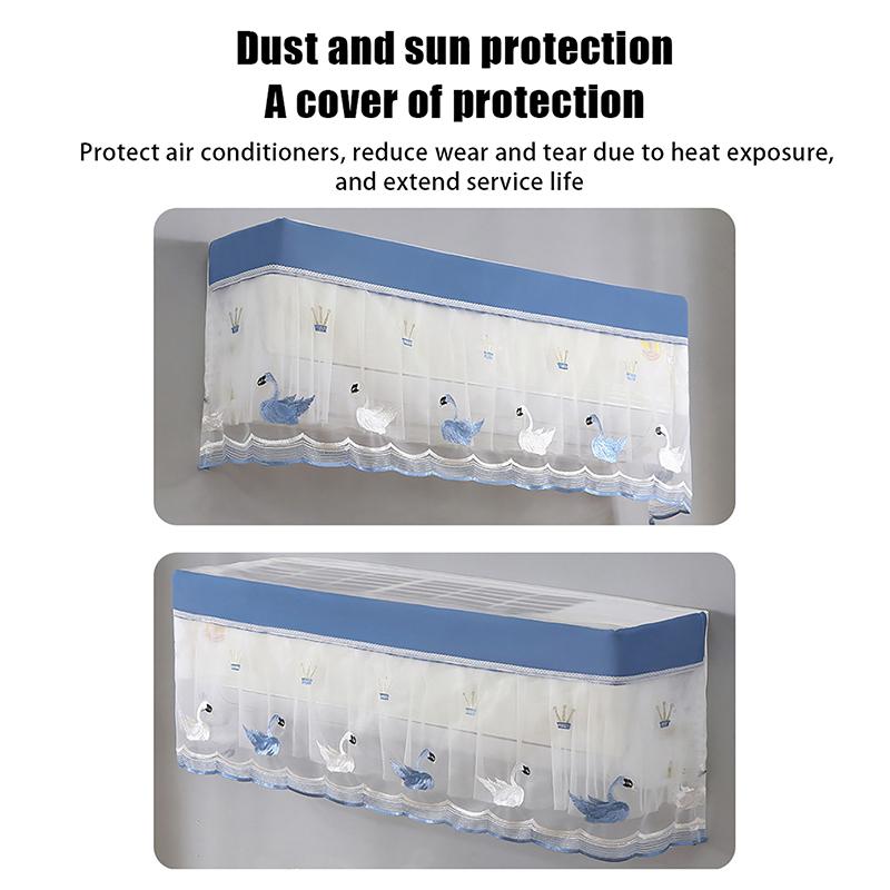 Air Conditioner Dust Cover Anti-Dust Wall Mounted Protector Air Conditioning Covers Washable Home Textil Protective Bags