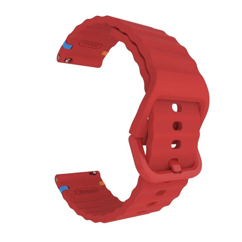 22mm 20mm Silikonarmband für Samsung Galaxy Watch 7 6 5 4 44mm 40mm 6 Classic Active 2 Sportarmband für Huawei Gt Uhrenarmband