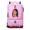 Mochila Escolar Impermeable Grande para Niñas Katseye Cantantes Estampada Bolso Casual