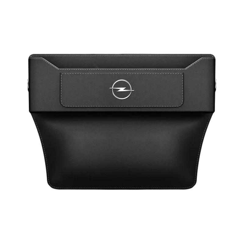 Car Seat Gap Storage Box Leather Crevice Side Pocket Wallet For Opel Astra Insignia Mokka Zafira Corsa Vectra Antara Meriva