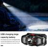Welding Headlamp Rechargeable Super Bright LED Head Lamp Flashlight with White Red Hands-free Light Motion Sensor for Outdoor Camping Fishing Running