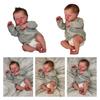 19in Reborn Simulation Doll Baby Bath Companion Real Life Toy Lifelike Kids Gift