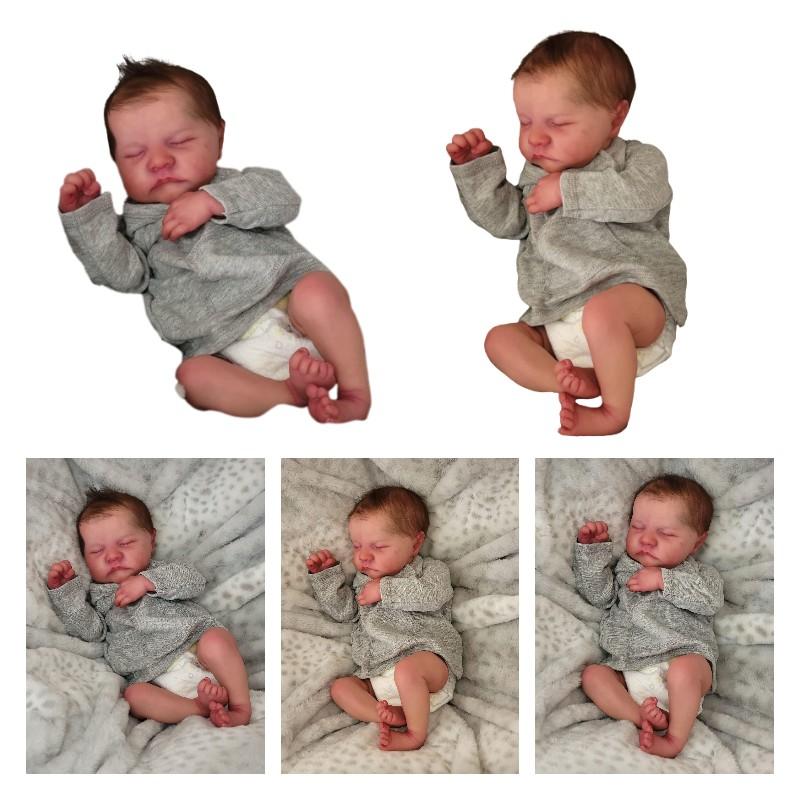 19in Reborn Simulation Doll Baby Bath Companion Real Life Toy Lifelike Kids Gift