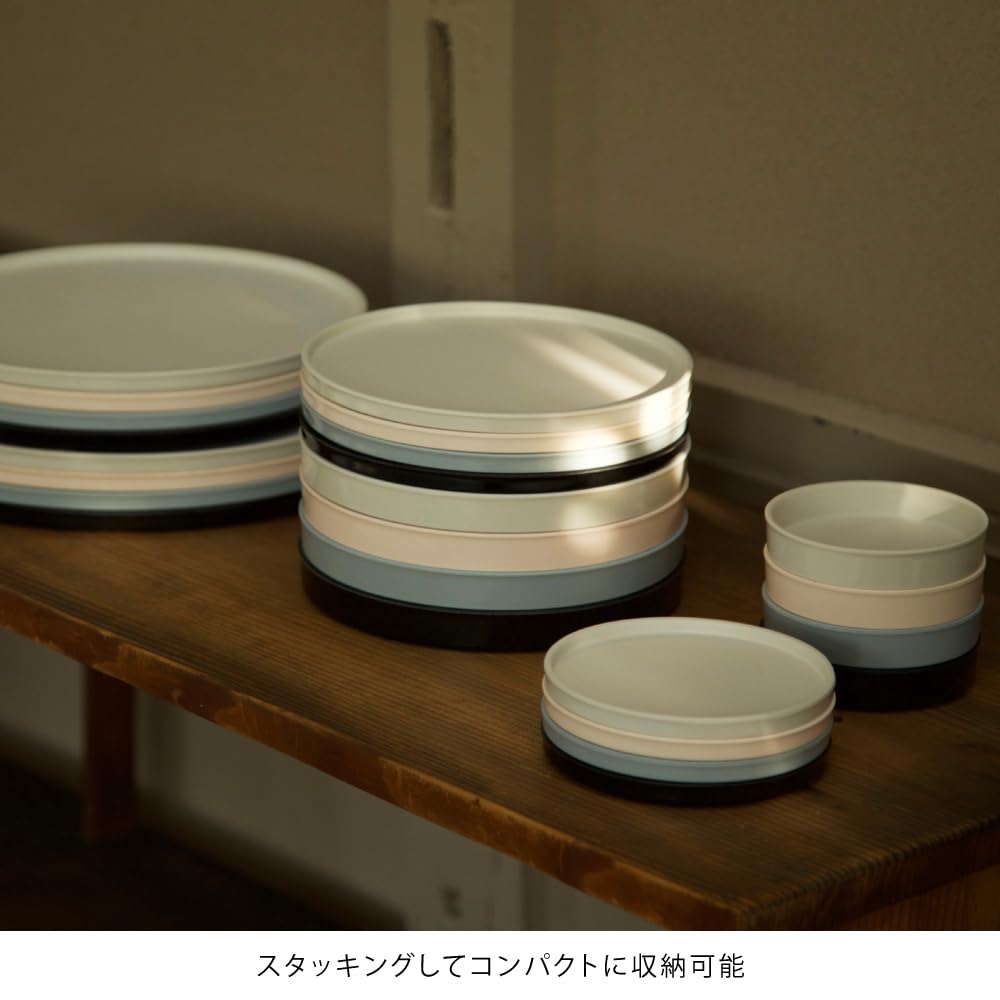 Ideaco Small Plate, Flat Plate, Diameter 12cm X Height 1.1cm, WAMONO 12 Sakura (Pink)