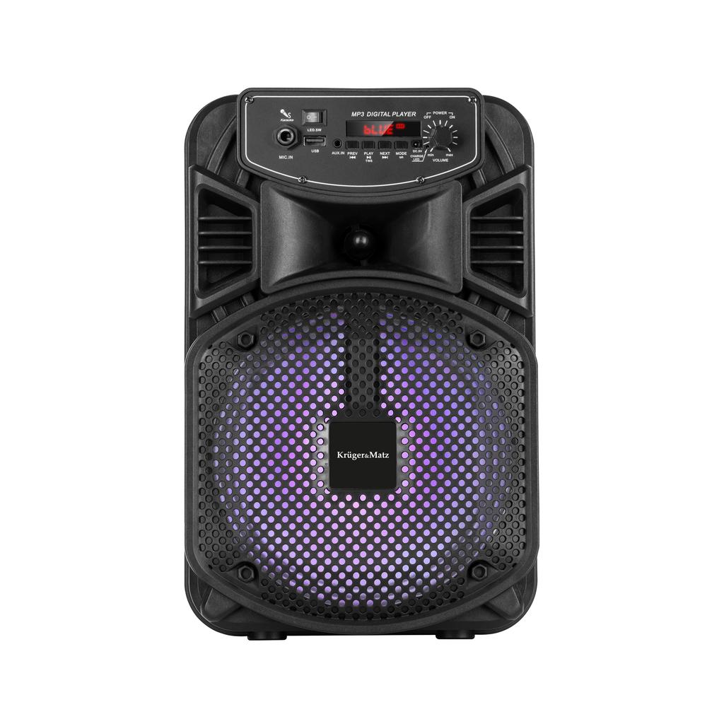 Kruger&Matz LED Bluetooth Speaker USB AUX 10W