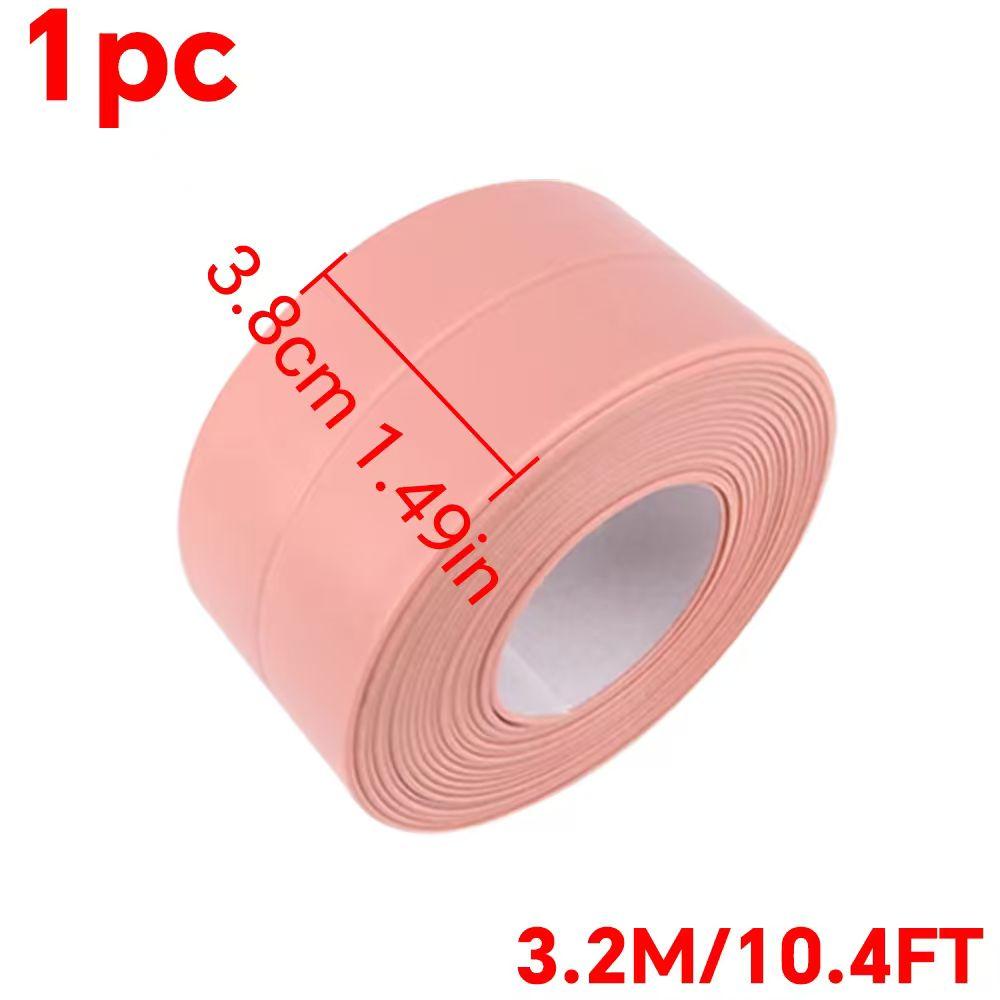 White Caulk Tape Waterproof Self Adhesive, Bathtub Caulk Sealing Strip for Kitchen, Bathroom,Sink, Floor Wall Edge Protector